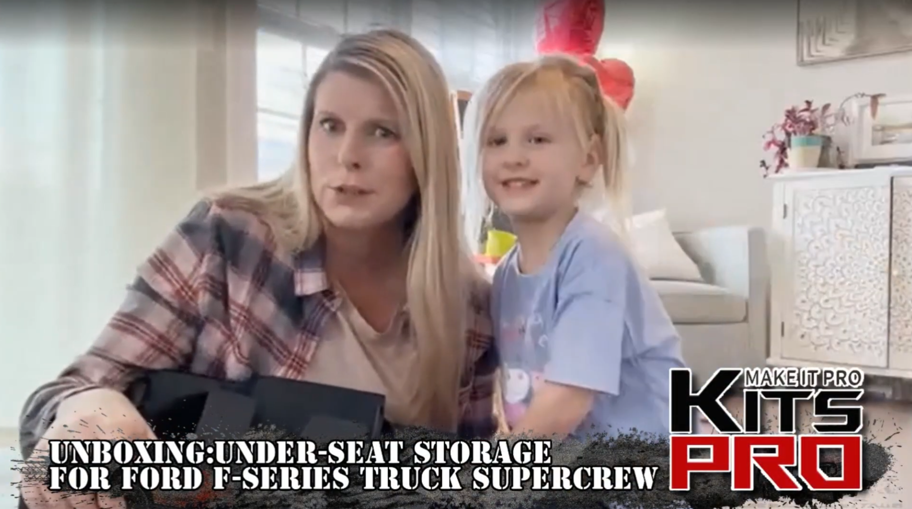 Upgrade your truck's organization with the KitsPro under seat storage box!